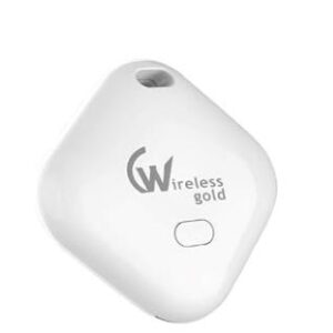 air tag for apple with loud buzzer, works with apple find my(no app required), worldwide tracking for keys, wallets, luggage, pets and more, no sim needed, replaceable battery(white)