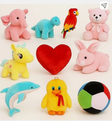 macros super soft 10 complete pack stuffed/soft toy combo of teddy bear for kids / gift 25 cm (blue, pink, yellow, black) macros super soft 10 complete pack stuffed/soft toy combo of teddy bear for kids / gift 25 cm (blue, pink, yellow, black)