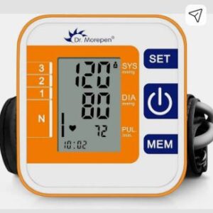 dr. morepen bp 14 bp monitor (white & orange)