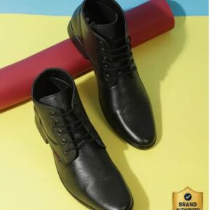 red chief genuine leather formal derby boots for men